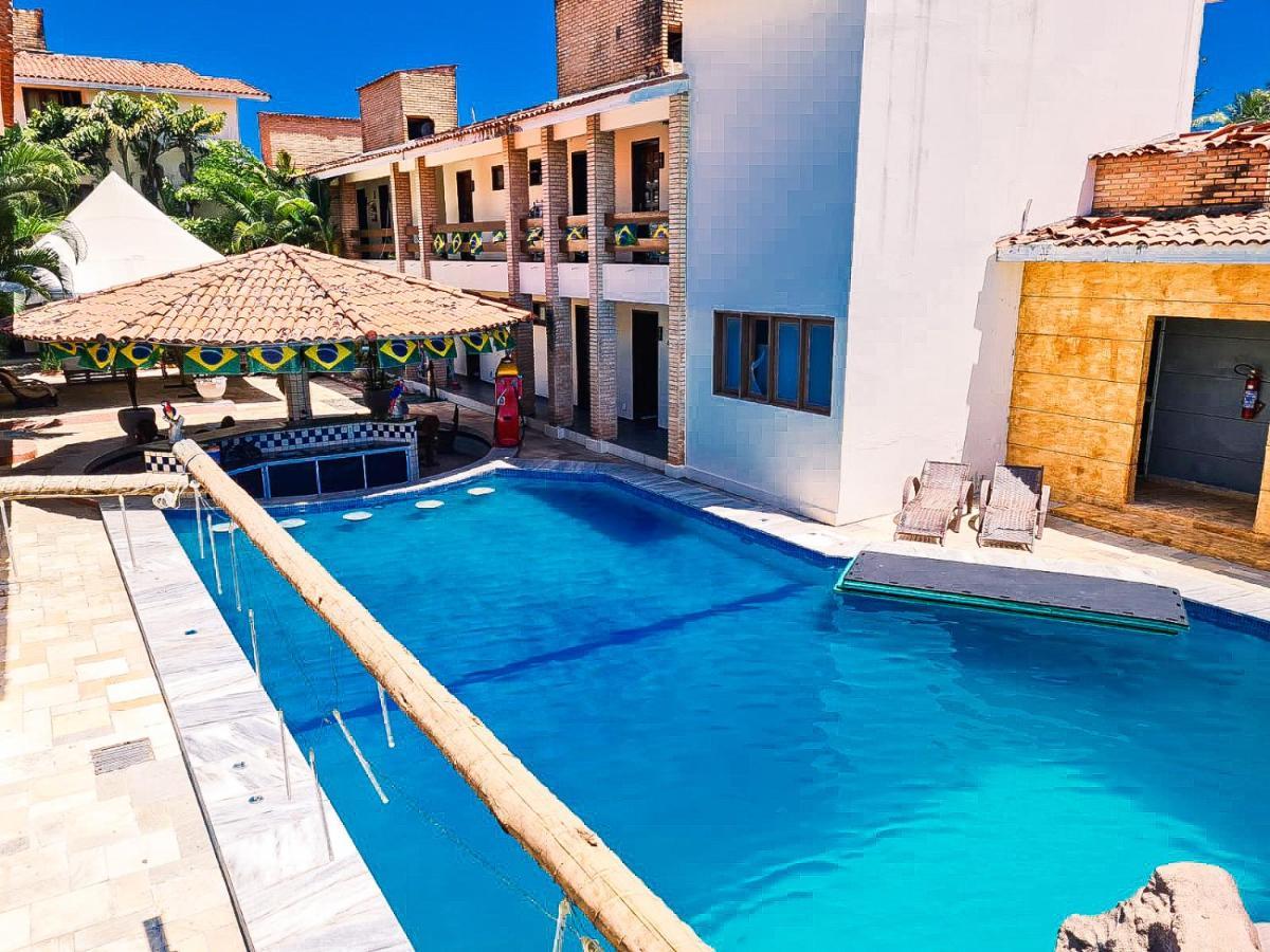 Hotel Pousada Mahon Mar Praia do Frances Bagian luar foto
